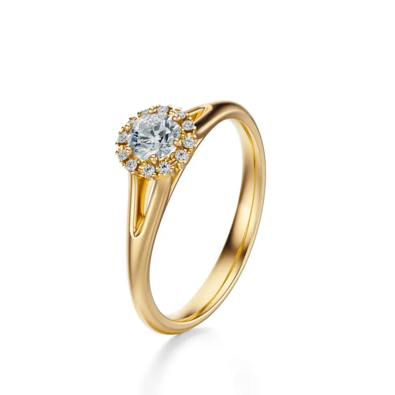 Pierścionek zaręczynowy z diamentami AJPZ_075